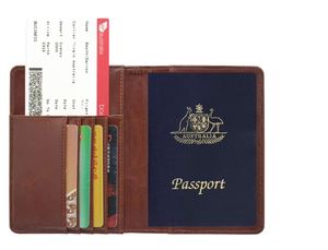 Étiquette de bagage de luxe en cuir véritable pour affaires, personnalisable, accessoire de voyage pour cadeaux - Product Image 3