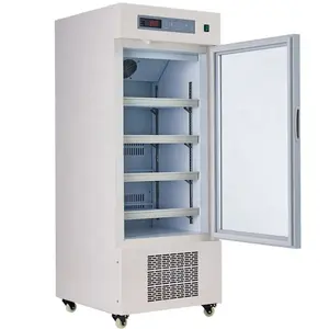 130L 2 ~ 8 grados mini puerta de cristal vertical farmacia refrigerador