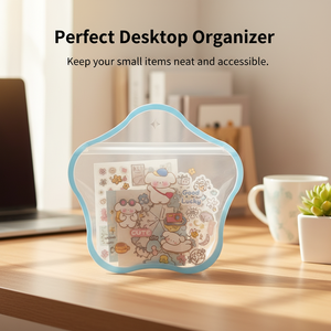 Sacs cadeaux auto-scellants en forme d'étoile – emballage réutilisable et de haute qualité ; petits sacs cadeaux ; idéal pour les bonbons ; fermeture transparente - Product Image 6