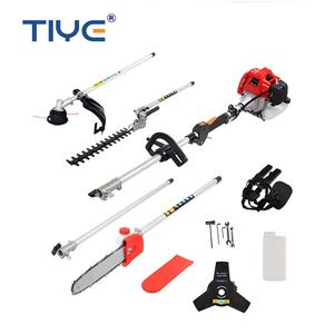 4 1 52CC <span class=keywords><strong>Desbrozadora</strong></span> múltiple inalámbrica Cortadora de césped <span class=keywords><strong>Desbrozadora</strong></span> de acero Batería de gasolina eléctrica Fuente de alimentación Hoja de metal duradera - Product Image 2