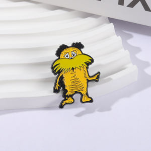 Dessin animé enfants roman histoire émail broche forêt <span class=keywords><strong>gardien</strong></span> le Lorax broches revers Badge sac à dos drôle bijoux amis cadeaux - Product Image 2