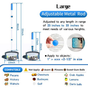 Ramasseur de boules en aluminium télescopique, réglable et léger <span class=keywords><strong>pour</strong></span> l'extérieur. - Product Image 2
