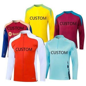 زي كرة قدم رجالي مخصص عالي الجودة من قماش البوليستر مع طباعة مخصصة للاسم والرقم والشعار باستخدام تقنية النقل الحراري - Product Image 2