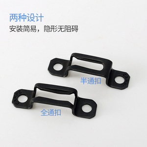 Conector de estantería de acero al carbono 2 en 1 con hebilla deslizante, de paso parcial y paso completo, de fácil instalación - Product Image 2