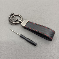 Porte-clés de voiture promotionnel en alliage de zinc avec logo personnalisé, porte-clés anti-perte tendance pour homme avec tournevis et 3 anneaux