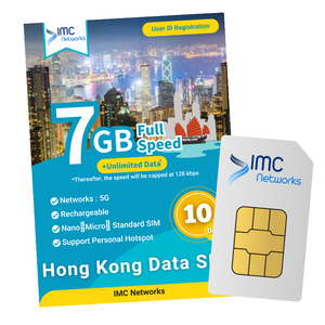 Tarjeta SIM de Conectividad Móvil Global Ilimitada por 10 Días en Hong Kong, Paquete Personalizado 4G 5G, eSIM de Viaje, SIM Física - Product Image 5