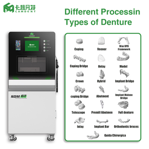 Camdent 6t CAD CAM Machine de fraisage <span class=keywords><strong>dentaire</strong></span> CNC 5 axes à usinage à sec pour laboratoire <span class=keywords><strong>dentaire</strong></span>, pour abutments, couronnes et implants - Product Image 4