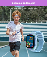 Reloj inteligente para niños de 700mAh 4G con videollamada para niños con GPS resistente al agua IP67 SOS Historial de llamadas Soporte de ruta Compatible con tarjeta SIM IOS