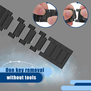 Fascia <span class=keywords><strong>per</strong></span> smartwatch Keepwin di fascia alta in acciaio inossidabile 304 tinta unita fibbia in tartaruga con una perlina 20mm 22mm <span class=keywords><strong>per</strong></span> Samsung <span class=keywords><strong>Huawei</strong></span> GT <span class=keywords><strong>GT2</strong></span> - Product Image 3