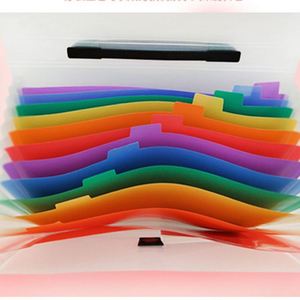 Bolsa Organizadora Portátil de 13 Compartimentos, Carpeta Multicapa para Documentos, Gran Capacidad, Portapapeles para Exámenes Estudiantiles, Modelo Portátil - Product Image 3