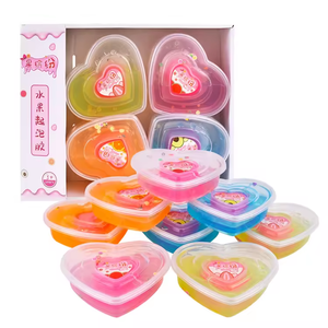 AKIACO OEM DIY Jouet Slime pour Enfants Fabricant de Slime en Cristal Non Toxique en Forme de Cœur pour Enfants - Product Image 2