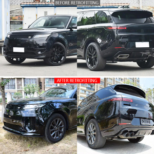 Kit de Carrocería Deportiva SVR para Modificación de Automóviles, Parachoques Delantero y Trasero con Faros Antiniebla Nuevos, Compatible con Range <span class=keywords><strong>Rover</strong></span> 2023-2025 - Product Image 2