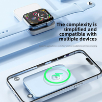 Chargeur portable Mag sans fil 10000mAh avec chargement rapide Magnetic Safe Dual USB Output LI-Polymer Battery for USA EU Markets