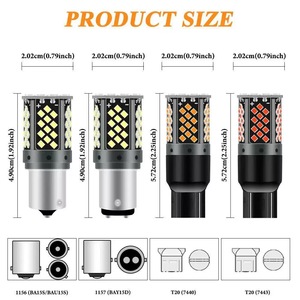 Ampoule LED universelle pour voiture BA15S, éclairage intérieur automobile pour stationnement, marche arrière, clignotant, rétrofit - Product Image 5