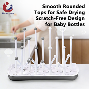 Espositore Verticale Salvaspazio per Asciugatura <span class=keywords><strong>Biberon</strong></span>, Portabiberon Portatile per Neonati e Bambini, Pronto per la Spedizione - Product Image 3