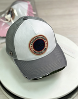 Gorra de béisbol Home Run Trucker vintage de lona desgastada con visera a cuadros, ajustable, transpirable e impermeable