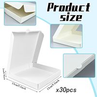 Boîte à pizza en carton ondulé blanc écologique en gros, personnalisable avec logo, boîte à emporter en papier robuste pour boulangerie et restaurant