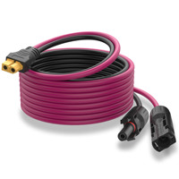 Adaptateur XT60 vers connecteur mâle femelle pour panneau solaire avec câble pour application d'alimentation de batterie de générateur solaire mâle femelle