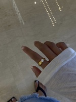 Dazan personnalisé à la mode coréen Zircon promesse réglable cou Itl anneaux pour femmes vrais bijoux en acier inoxydable nouveau mariage pour la fête