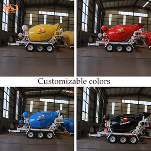 1,5 m³ Zementmischer-Maschine, Mini-Betonmischer-LKW mit Anhänger, Mobiler Betonmischer mit EPA-Motor - Product Image 3