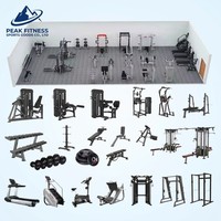 PK 2026 OEM Máquina de Entrenamiento de Hombros Ajustable con Asiento, Equipo de Fitness Multifunción, Sets Completos de Fitness, Equipo de Gimnasio