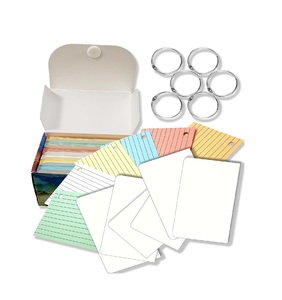 Biểu tượng tùy chỉnh in thẻ chỉ số (163 GSM) 5 "x 8" 300 thẻ với kim loại bông tai - Product Image 1