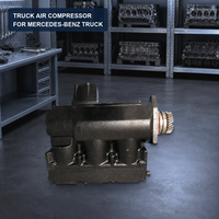 Nouvel ensemble de compresseur de frein à air à 3 cylindres, système de freinage, compresseur d'air pour camion Mercedes Benz Axor OM457, bus, OE 4571306515