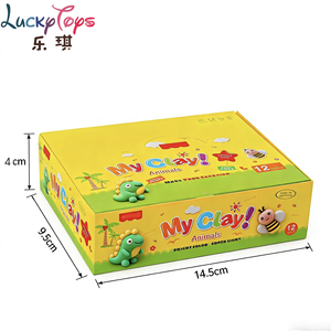Mon ensemble de pâte à modeler ultra-légère sur le thème des animaux, 12 pièces, non toxique, éducatif, pour la création manuelle, jouets en pâte à modeler pour enfants - Product Image 6