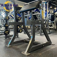 Banc de musculation commercial réglable et robuste en acier, à charge libre, pour curls des biceps, du dos, des jambes et des bras, avec système de sécurité