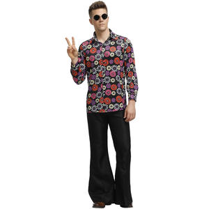 Costume <span class=keywords><strong>da</strong></span> scena con stampa retrò Costume <span class=keywords><strong>da</strong></span> discoteca <span class=keywords><strong>da</strong></span> uomo anni '80 retrò nativo americano - Product Image 3