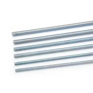 Wholesale custom Metric Threaded Rods Galvanized adjustable threaded rod for building