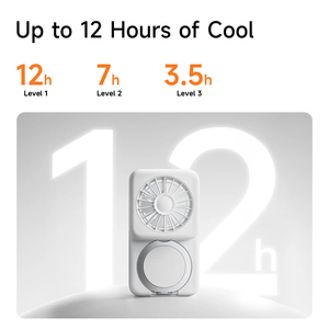 2000mah New Rechargeable Foldable Outdoor Fan Multi-function Magnetic-suction Phone Fan Compress Built-in Battery USB - Product Image 2
