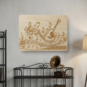 Carte musicale en bois RFID NTAG215 13,56 MHz pour l'accès aux concerts - Product Image 2