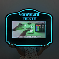 Letrero LED Luminoso Personalizado con Logotipo para Club Nocturno, Presentador de Botellas VIP, Tablero de Letras con Mensajes, para Mostrar Videos e Imágenes
