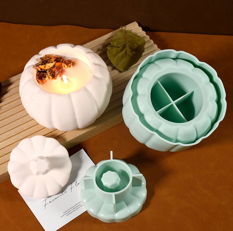Stampi Per Candele Halloween In Silicone - Forme Zucca E Fantasma Per DIY E Decorazioni - Foto 5