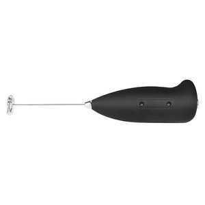 Battery Operated Soft Stainless Steel Coffee Mixer Stirrer Handheld Milk Foam <b>Maker</b> Electric Milk Frother with Stand - Product Image 5