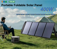 Kit de panneaux solaires portables tout-en-un 400W, ETFE IP68, étanche, câble MC4 XT60 pour station d'alimentation, camping, camping-car, hors réseau, TIANRIKO