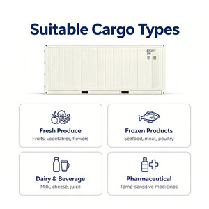 ตู้คอนเทนเนอร์แช่เย็นขนาด 20 ฟุต สำหรับขาย ยี่ห้อ Carrier พร้อมเครื่องทำความเย็นใหม่เอี่ยม มาตรฐาน ISO - Product Image 3