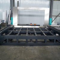 Machine de sablage laser CNC pour verre avec PLC et pompe, équipement de perçage, de marquage, de givrage et de gravure pour le traitement profond du verre