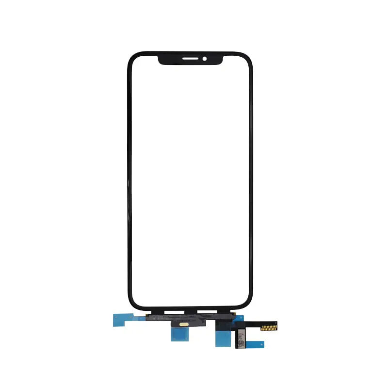 Touch Screen Front Outer Glass Panel with Flex Cable+ OCA For iPhone X XS XS Max XR 11 11Pro max Replacement Parts