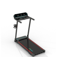 Caminadora Eléctrica Plegable con Pantalla LED, Máquina de Gimnasio en Casa para Caminar y Correr, Programa de Ejercicio sin Prueba de Frecuencia Cardíaca