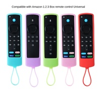 Couverture de télécommande habituellement lumineuse pour Fire TV Stick 4k 1rd 2rd 3rd Gen HD Smart tv Coque en silicone Coque de protection
