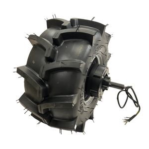Moteur de moyeu à engrenages tout-terrain de 18 pouces, 48 V, 1000 W, 150 N.M <span class=keywords><strong>pour</strong></span> <span class=keywords><strong>brouette</strong></span> électrique, <span class=keywords><strong>tracteur</strong></span> électrique, <span class=keywords><strong>tondeuse</strong></span> à gazon - Product Image 3