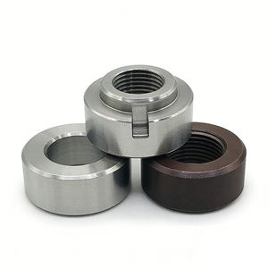 सीएनसी मशीनी गोल नट जस्ता प्लेटेड/ब्लैक ऑक्साइड ओएम अनुकूलन योग्य रिंग नट - Product Image 4