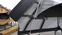 Lit de camping pliable en aluminium End Up RTT 265 x 133 x 166 cm, barre hydraulique, échelle à ouverture rapide, matelas épaissi, 4 saisons, OEM