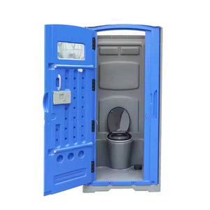 Bagno Mobile a Montaggio Rapido con Serbatoio per Acque Reflue, Toilette Portatile per Campeggio e <span class=keywords><strong>Cantieri</strong></span> Edili - Product Image 2
