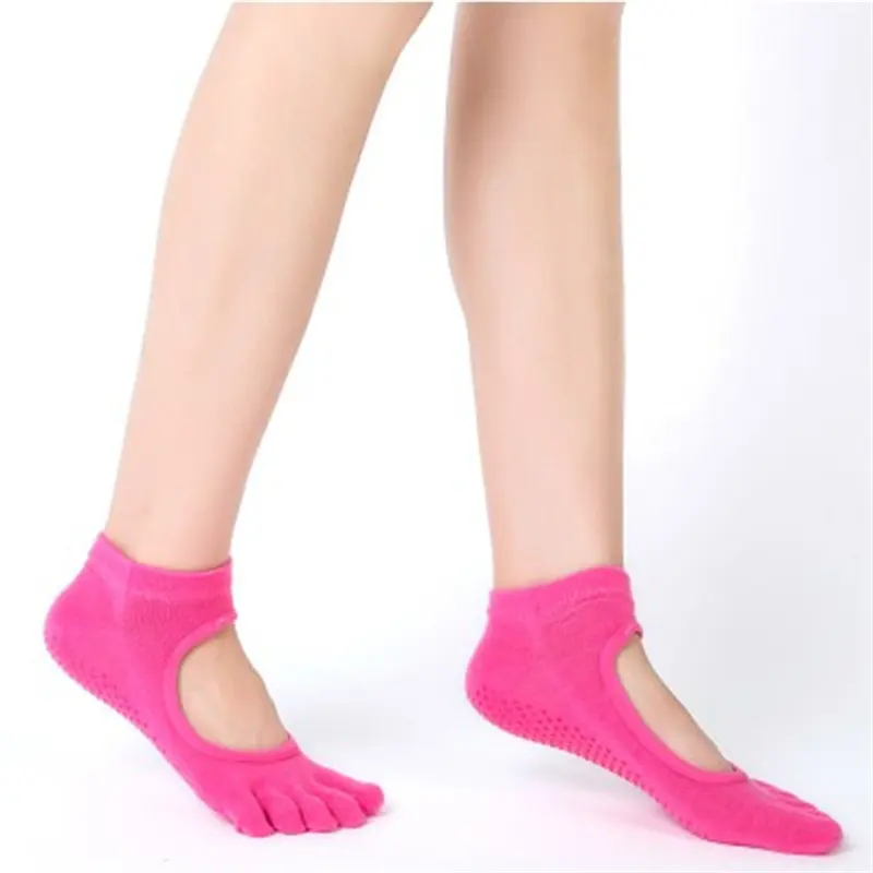 New design durable thickened soft non-slip Pilates bandage socks for exercise cotton yoga dance gym sports socks pilates socks