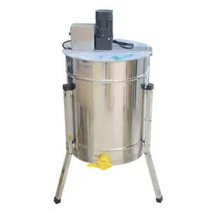 Extractor de miel con motor eléctrico, máquina extractora de miel eléctrica de 4 marcos