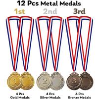 Médailles de sport scolaires promotionnelles bon marché, médailles de football, médailles de sport personnalisables avec logo, médailles en métal pour anniversaire de course