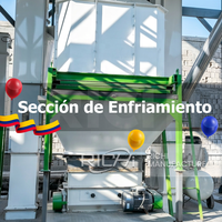 Usine de fabrication d'aliments pour animaux RICHI Venezuela - Ligne de production de granulés d'aliments pour animaux avec moteurs Siemens pour l'alimentation des volailles et du bétail